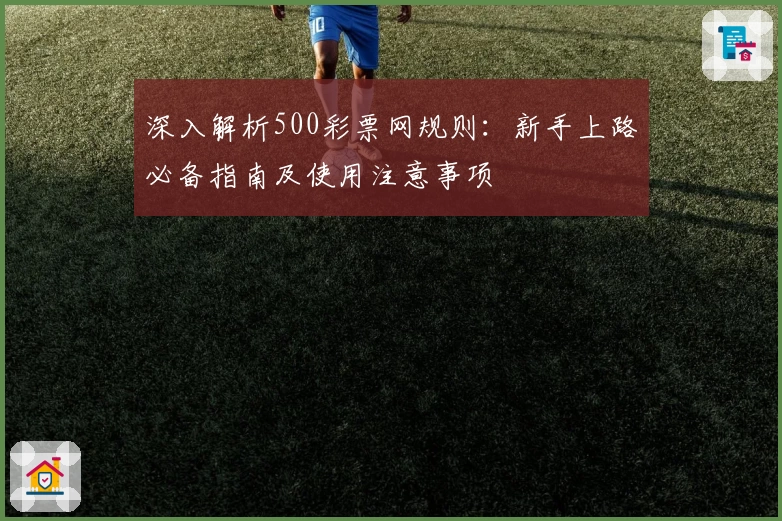 深入解析500彩票网规则:新手上路必备指南及使用注意事项