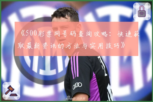 《500彩票网号码查询攻略：快速获取最新资讯的方法与实用技巧》